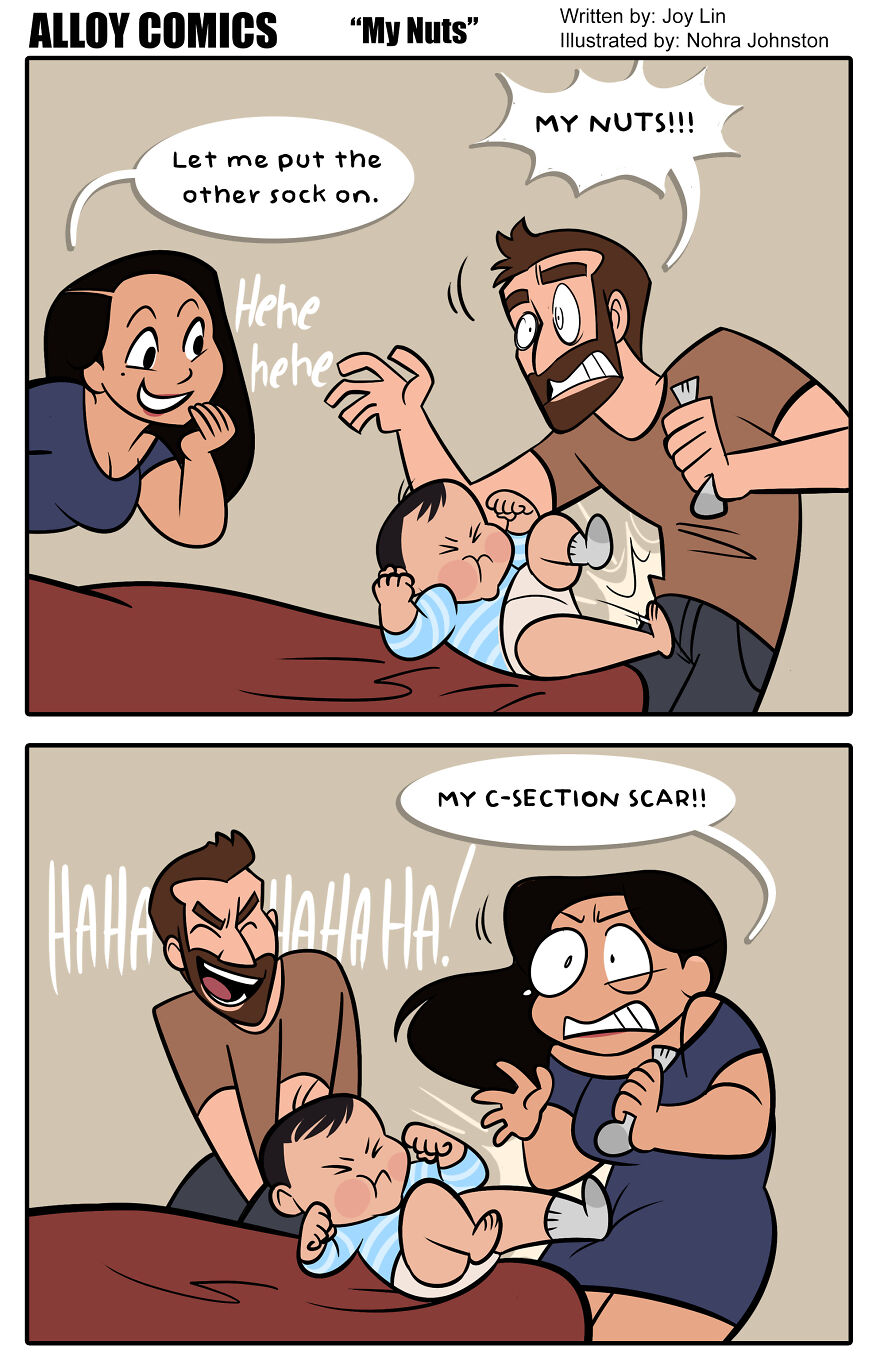 I Capture My Marriage And Parenting Problems In 50 Honest Comics (New Pics)