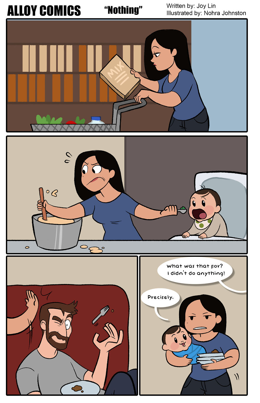 I Capture My Marriage And Parenting Problems In 50 Honest Comics (New Pics)