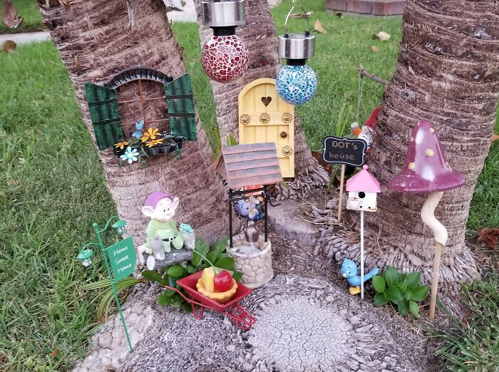 I Created A Mini Gnome Garden With Monthly Themes For My Bunny