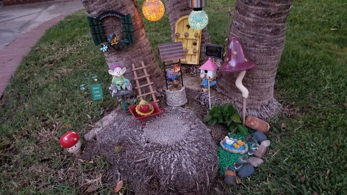 I Created A Mini Gnome Garden With Monthly Themes For My Bunny