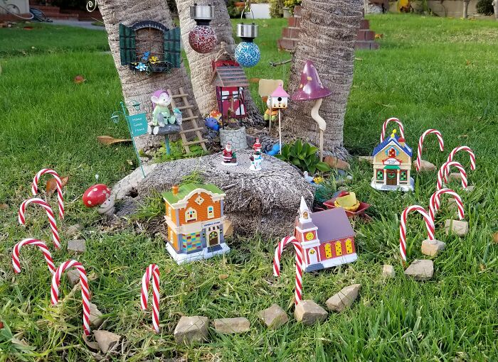 I Created A Mini Gnome Garden With Monthly Themes For My Bunny