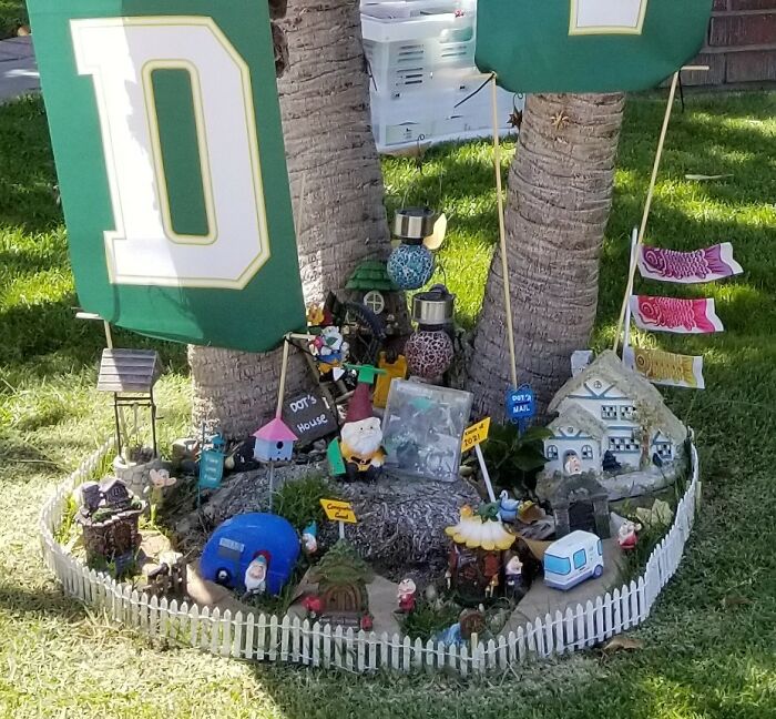 I Created A Mini Gnome Garden With Monthly Themes For My Bunny