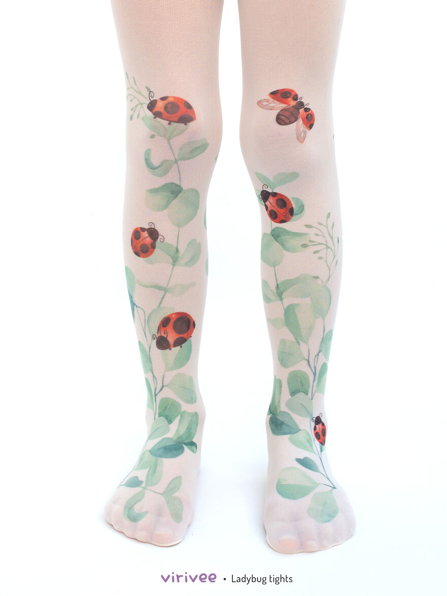 I Designed These Floral Tights And They Look As If You Are Wearing The Meadow On Your Legs (25 Pics)