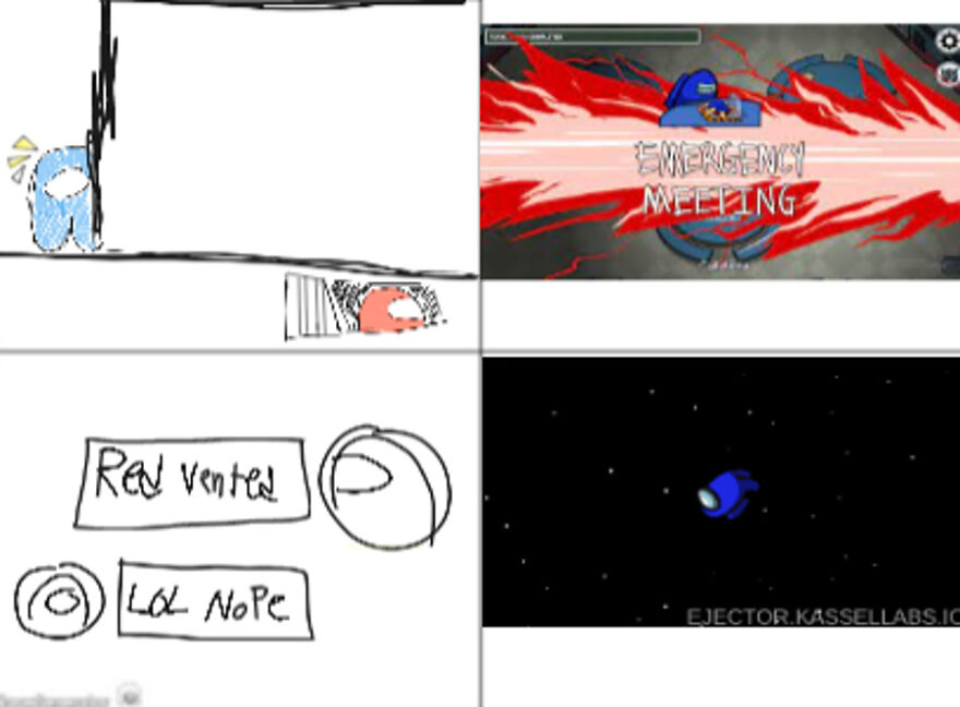 I Made Some Among Us Comics!