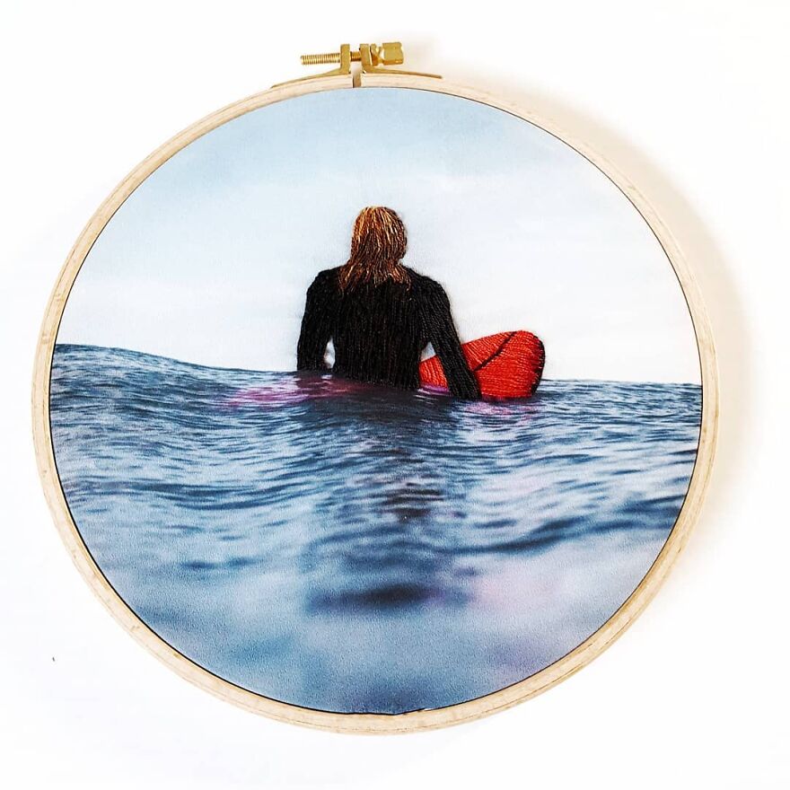 I Mix Embroidery With Printed Fabrics