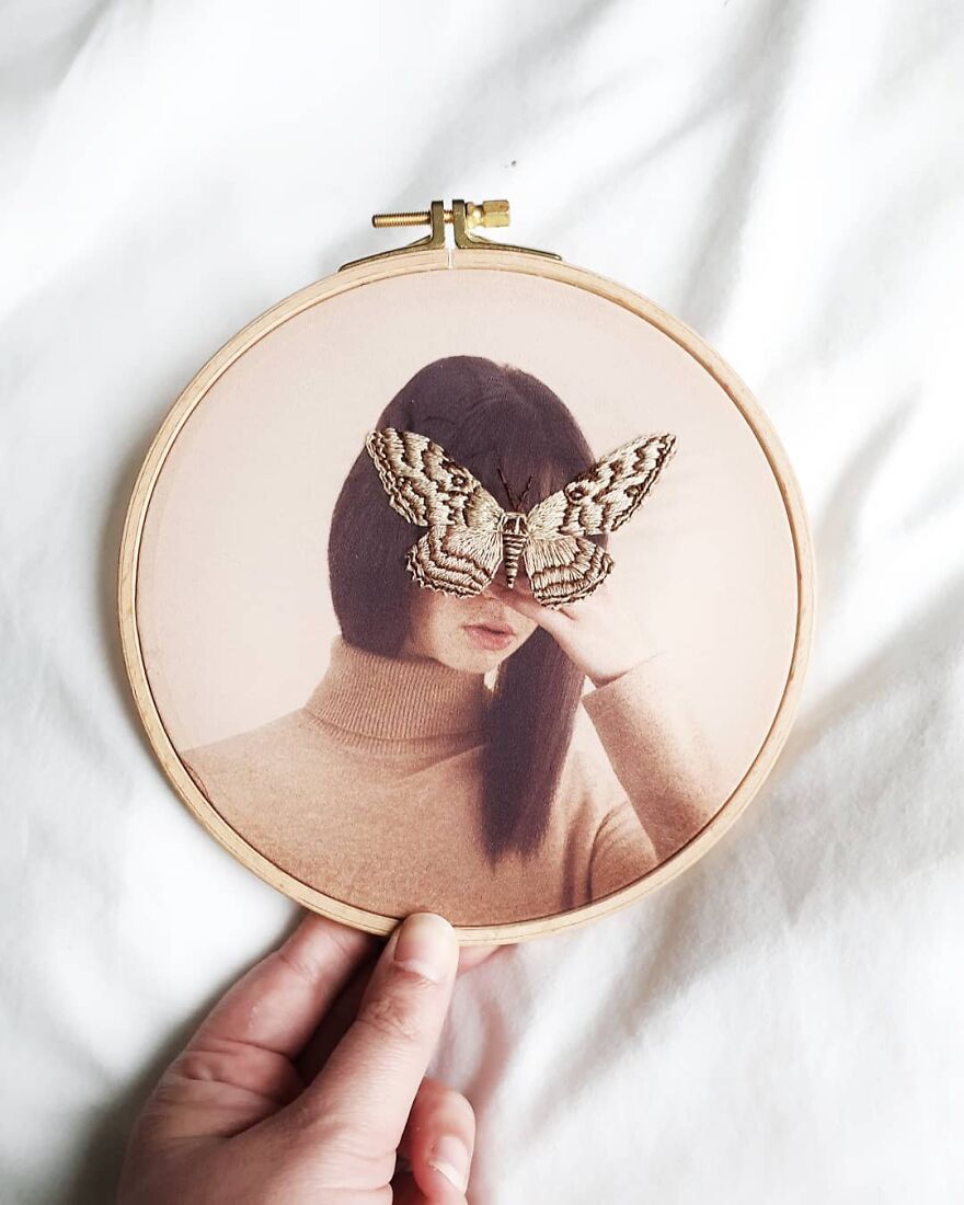 I Mix Embroidery With Printed Fabrics