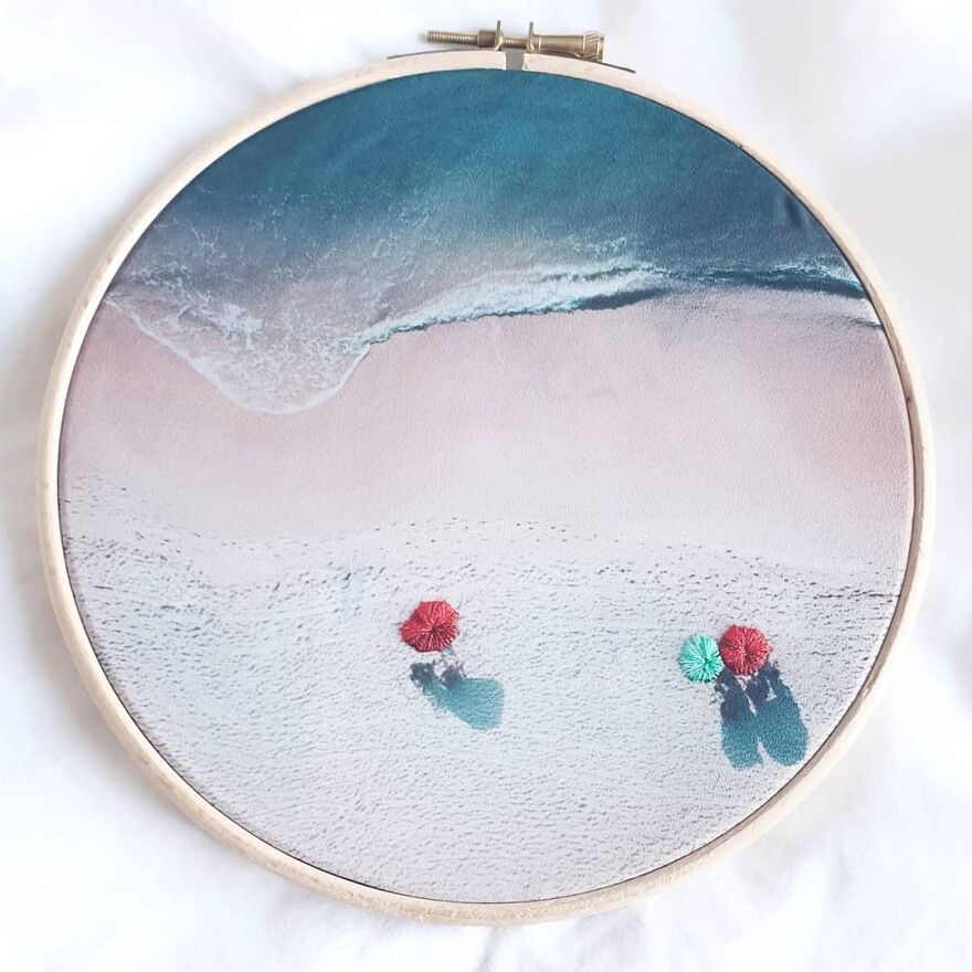 I Mix Embroidery With Printed Fabrics