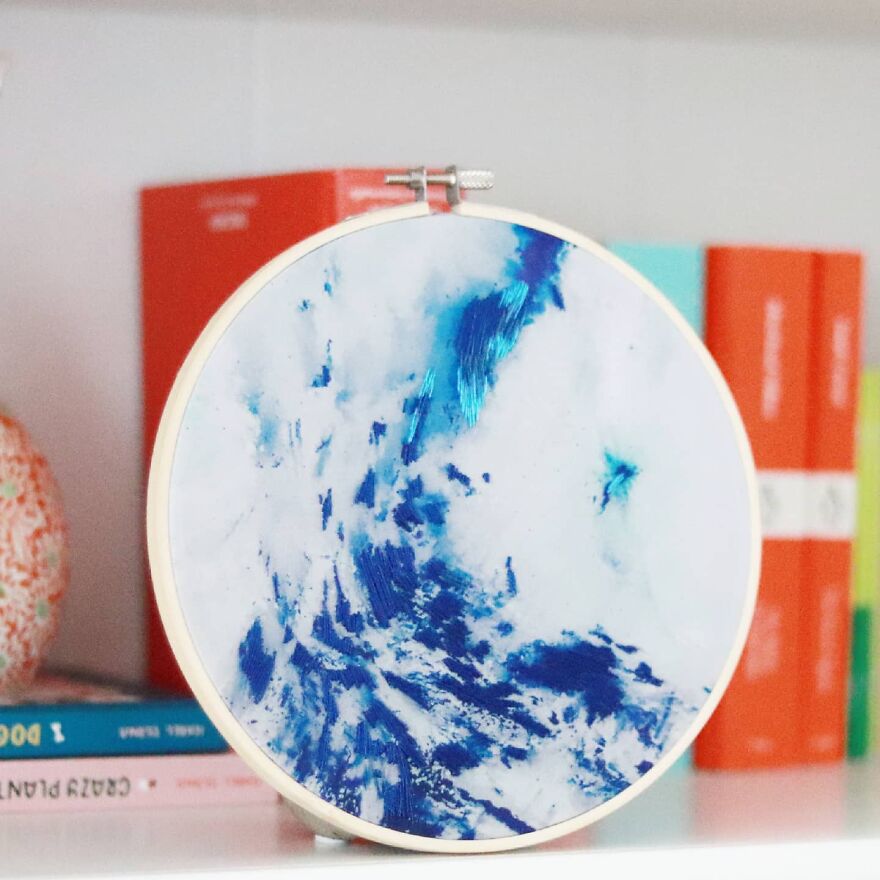 I Mix Embroidery With Printed Fabrics