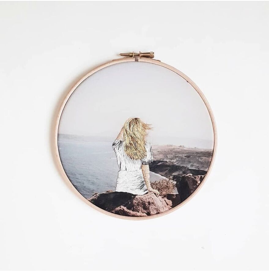 I Mix Embroidery With Printed Fabrics