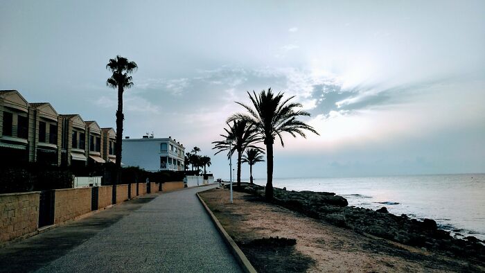 Sunrise In Santa Pola, Spain