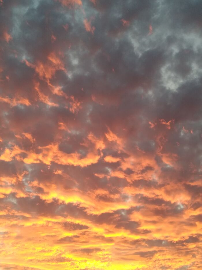 Sunset In Defuniak Springs, Florida On November 29, 2019