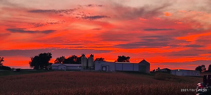 Fire In The Sky. October '21 Sunset