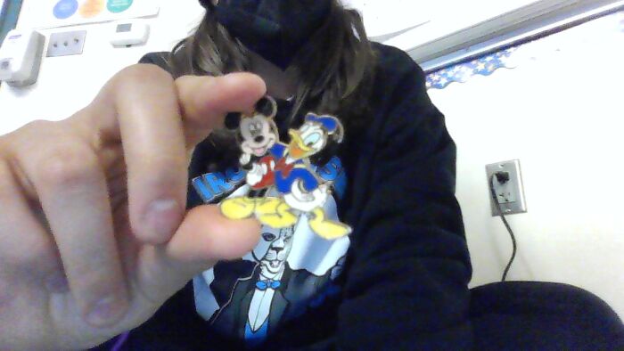 Disney Pin!!!! (Ignore My Phantom Of The Opera/Cats Hoodie)
