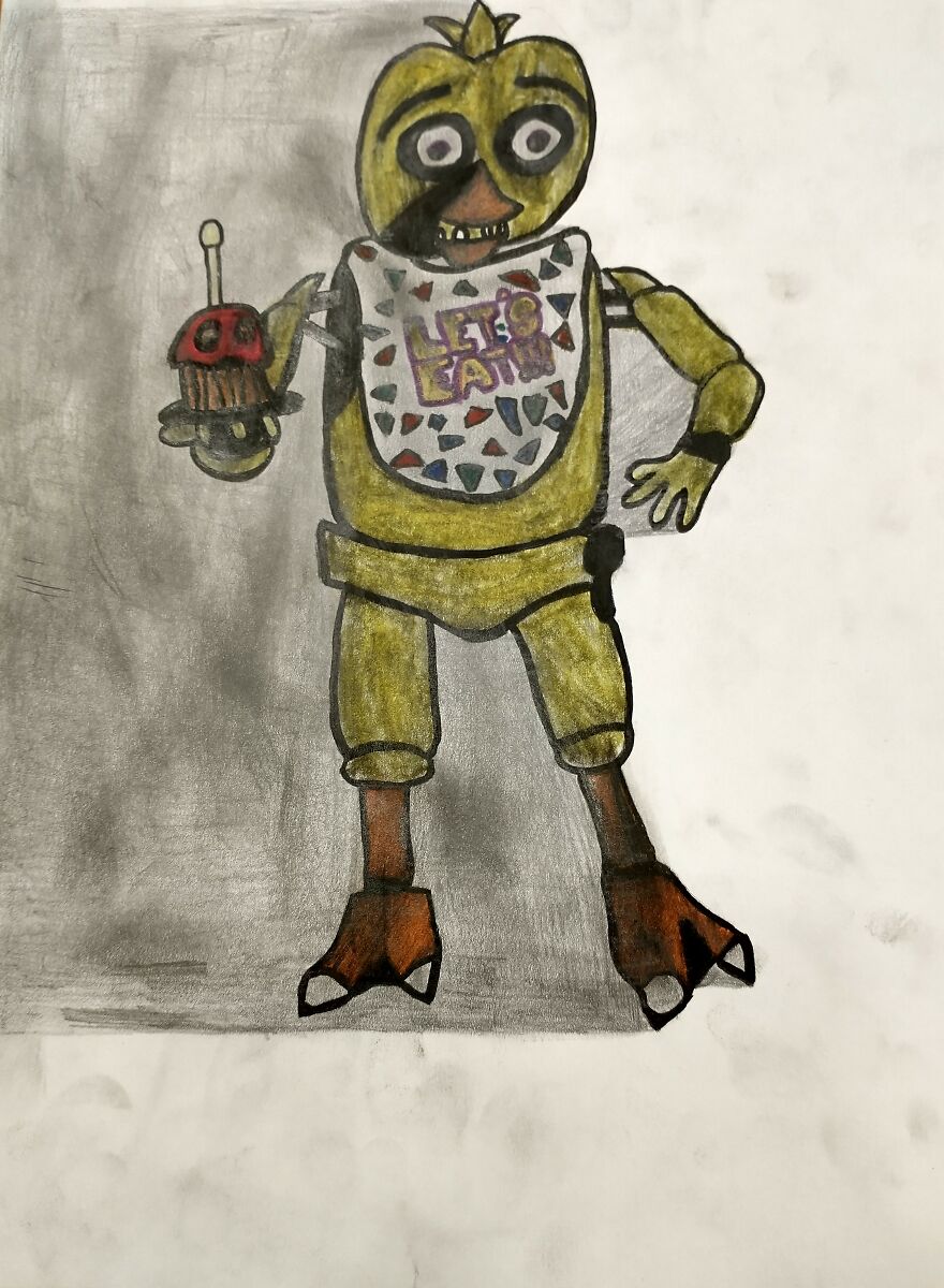 Fnaf, Undertale, Random, Futerama,and Ceiling Popcorn Drawings