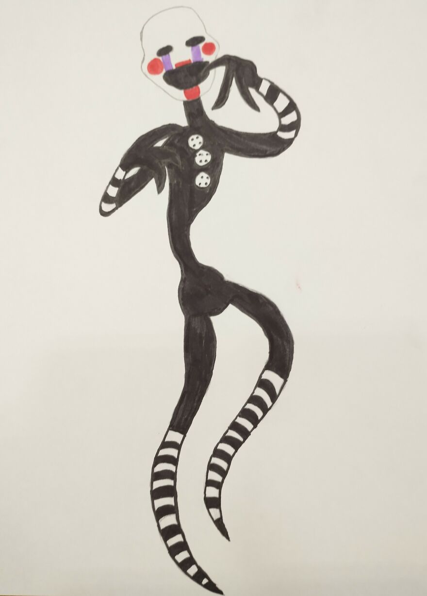 Fnaf, Undertale, Random, Futerama,and Ceiling Popcorn Drawings