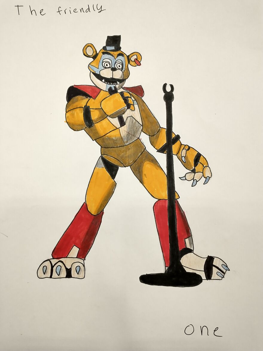 Fnaf, Undertale, Random, Futerama,and Ceiling Popcorn Drawings