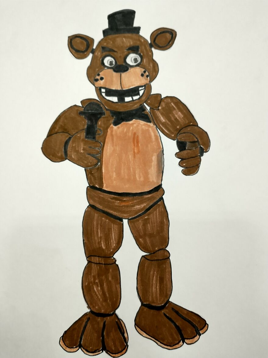 Fnaf, Undertale, Random, Futerama,and Ceiling Popcorn Drawings