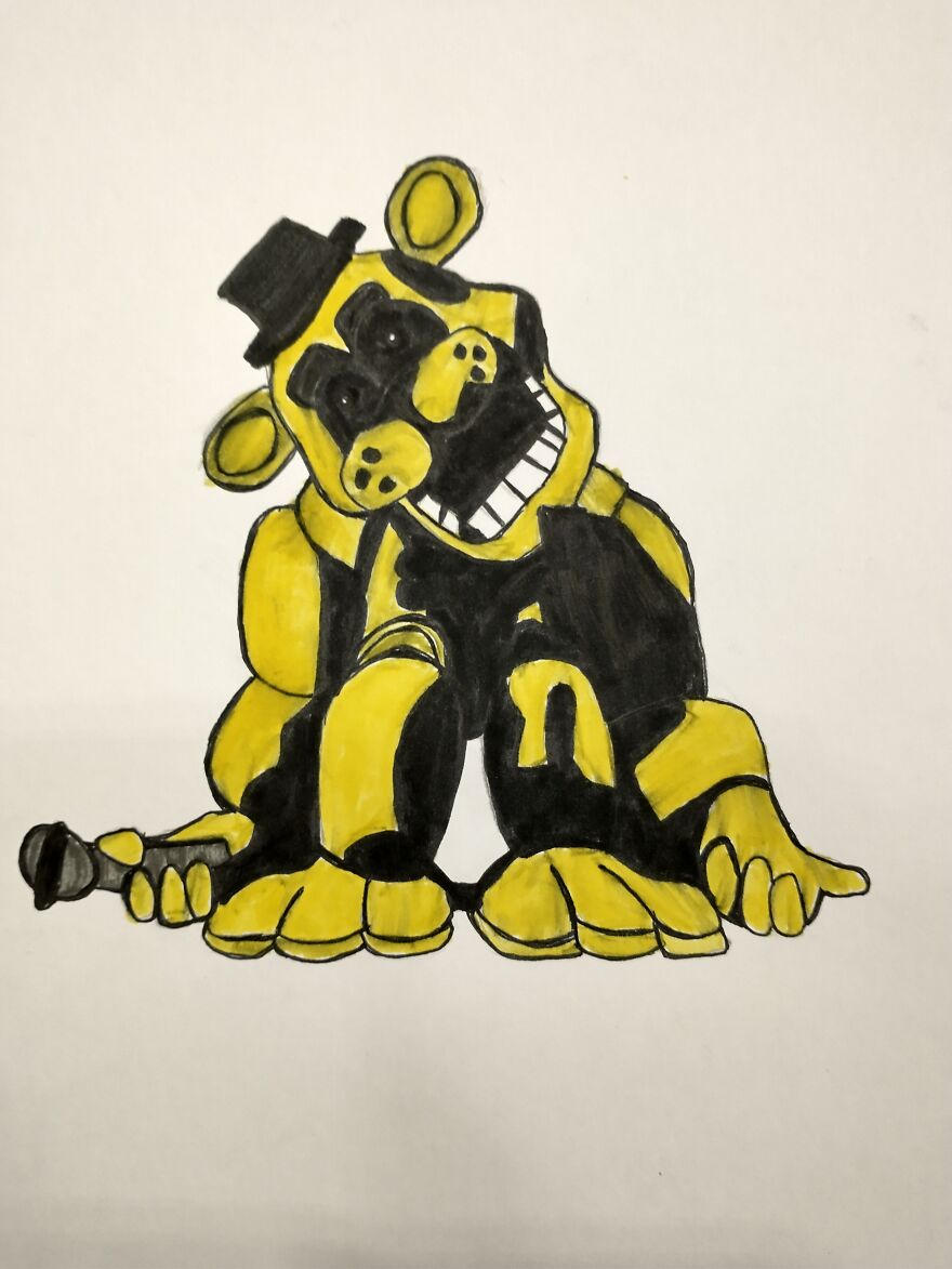 Fnaf, Undertale, Random, Futerama,and Ceiling Popcorn Drawings