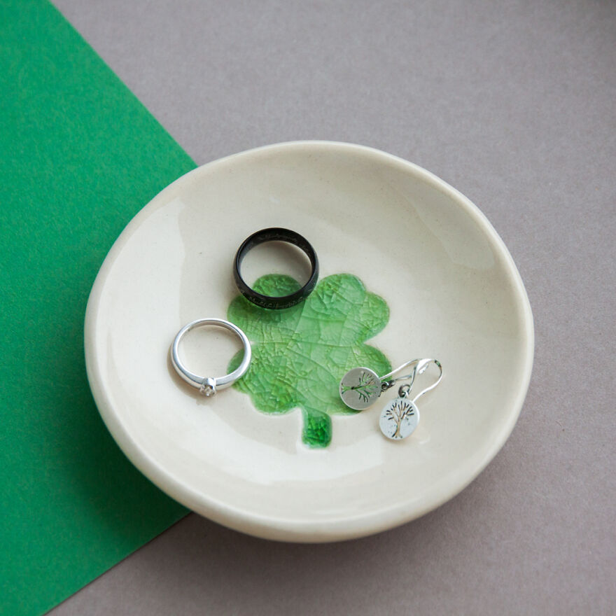 I Made Unique Design Ceramics Dishes With Molting Glass.