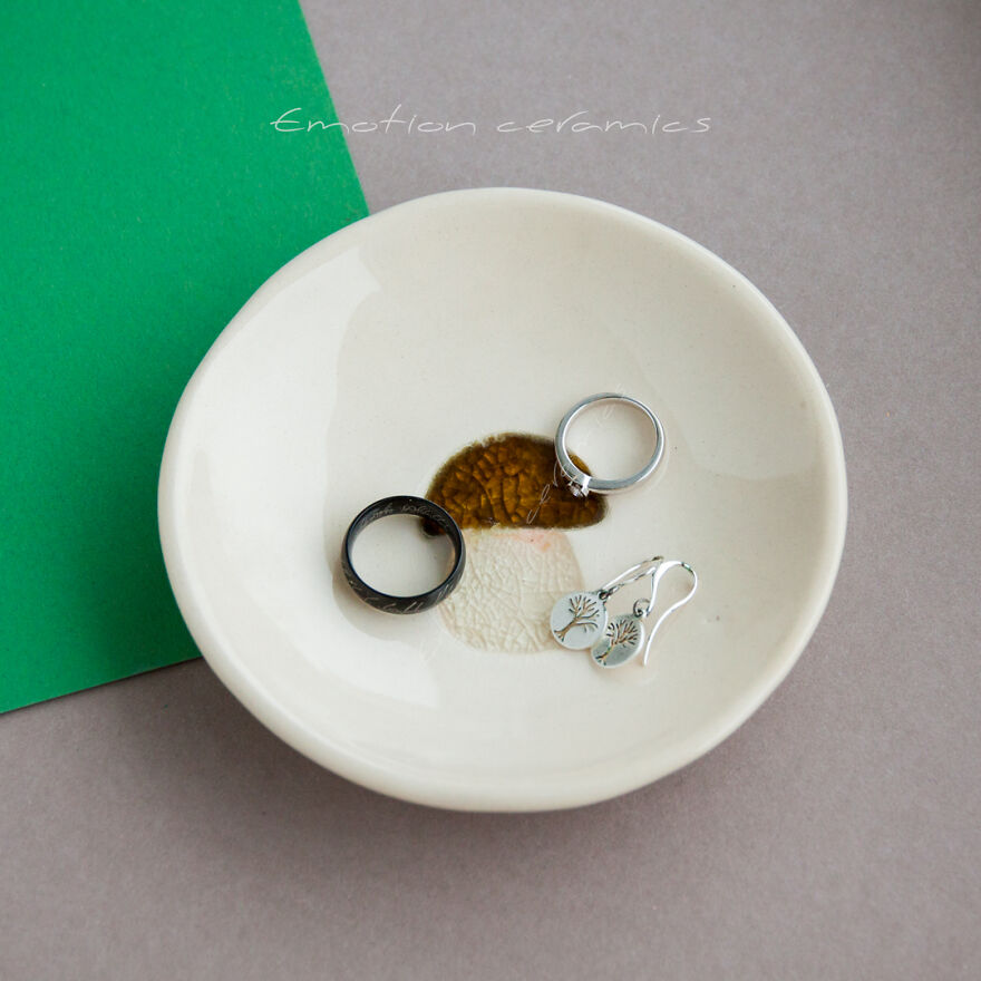 I Made Unique Design Ceramics Dishes With Molting Glass.