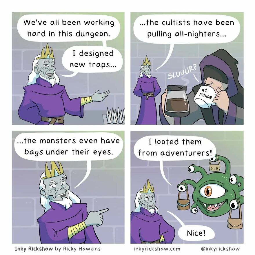 Impossible Not To Laugh With The Comics With Surprising Endings By Ricky Hawkins