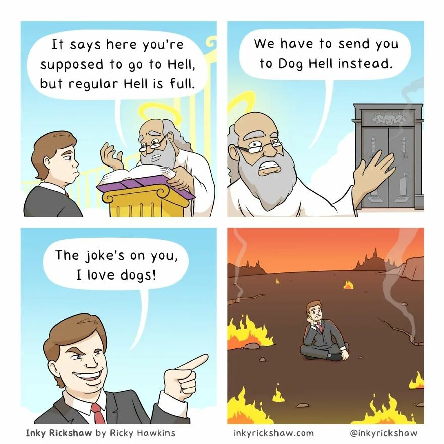 Impossible Not To Laugh With The Comics With Surprising Endings By Ricky Hawkins