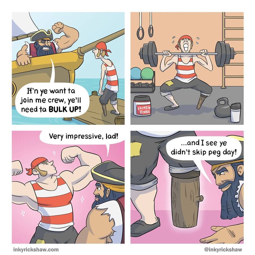 Impossible Not To Laugh With The Comics With Surprising Endings By Ricky Hawkins