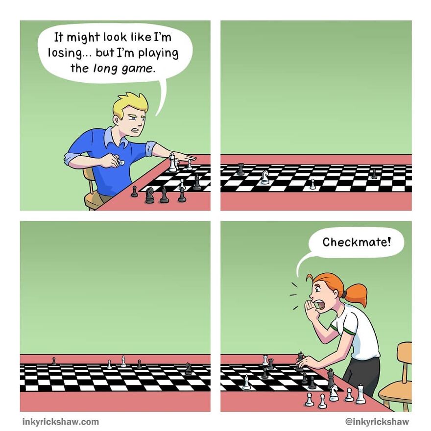 Impossible Not To Laugh With The Comics With Surprising Endings By Ricky Hawkins