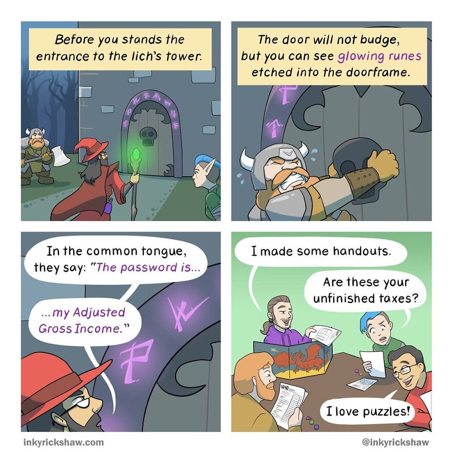 Impossible Not To Laugh With The Comics With Surprising Endings By Ricky Hawkins