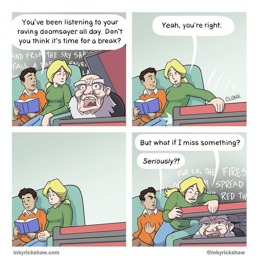 Impossible Not To Laugh With The Comics With Surprising Endings By Ricky Hawkins