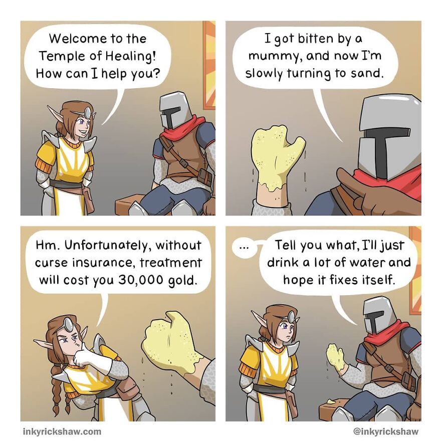 Impossible Not To Laugh With The Comics With Surprising Endings By Ricky Hawkins