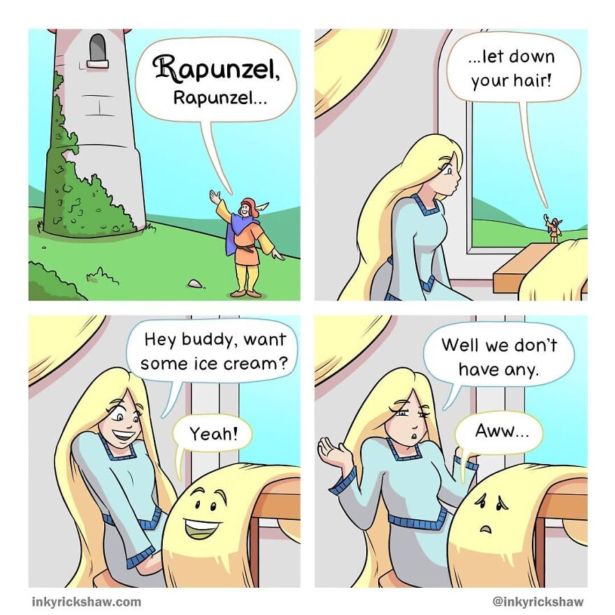 Impossible Not To Laugh With The Comics With Surprising Endings By Ricky Hawkins