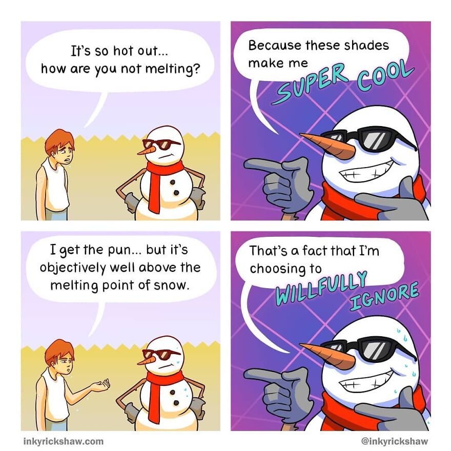 Impossible Not To Laugh With The Comics With Surprising Endings By Ricky Hawkins