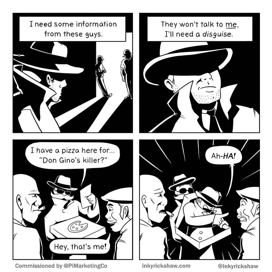 Impossible Not To Laugh With The Comics With Surprising Endings By Ricky Hawkins