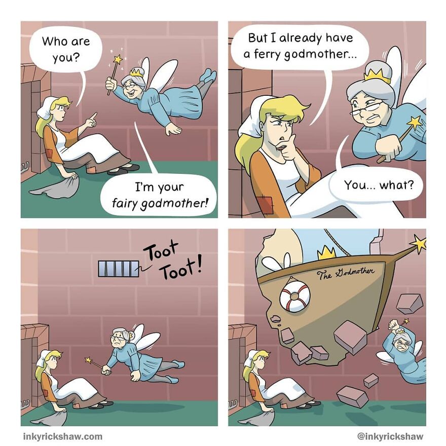 Impossible Not To Laugh With The Comics With Surprising Endings By Ricky Hawkins