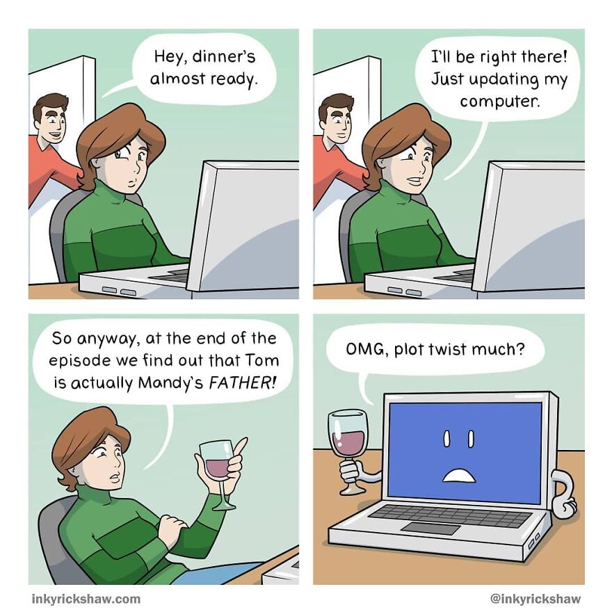 Impossible Not To Laugh With The Comics With Surprising Endings By Ricky Hawkins