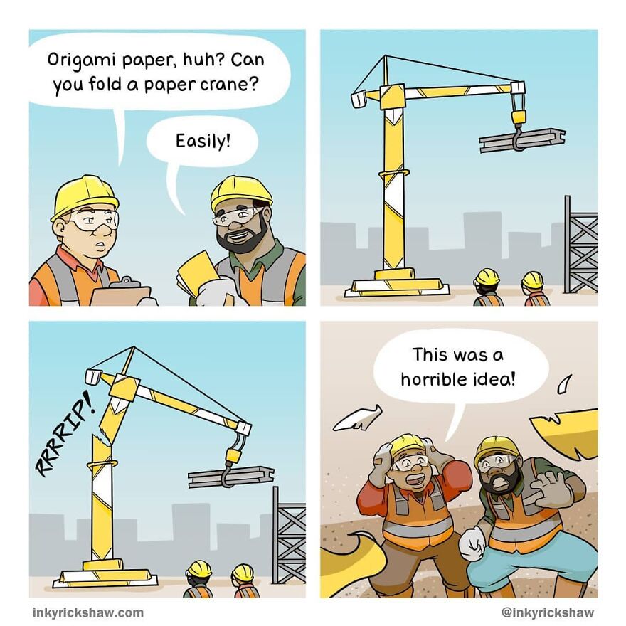 Impossible Not To Laugh With The Comics With Surprising Endings By Ricky Hawkins