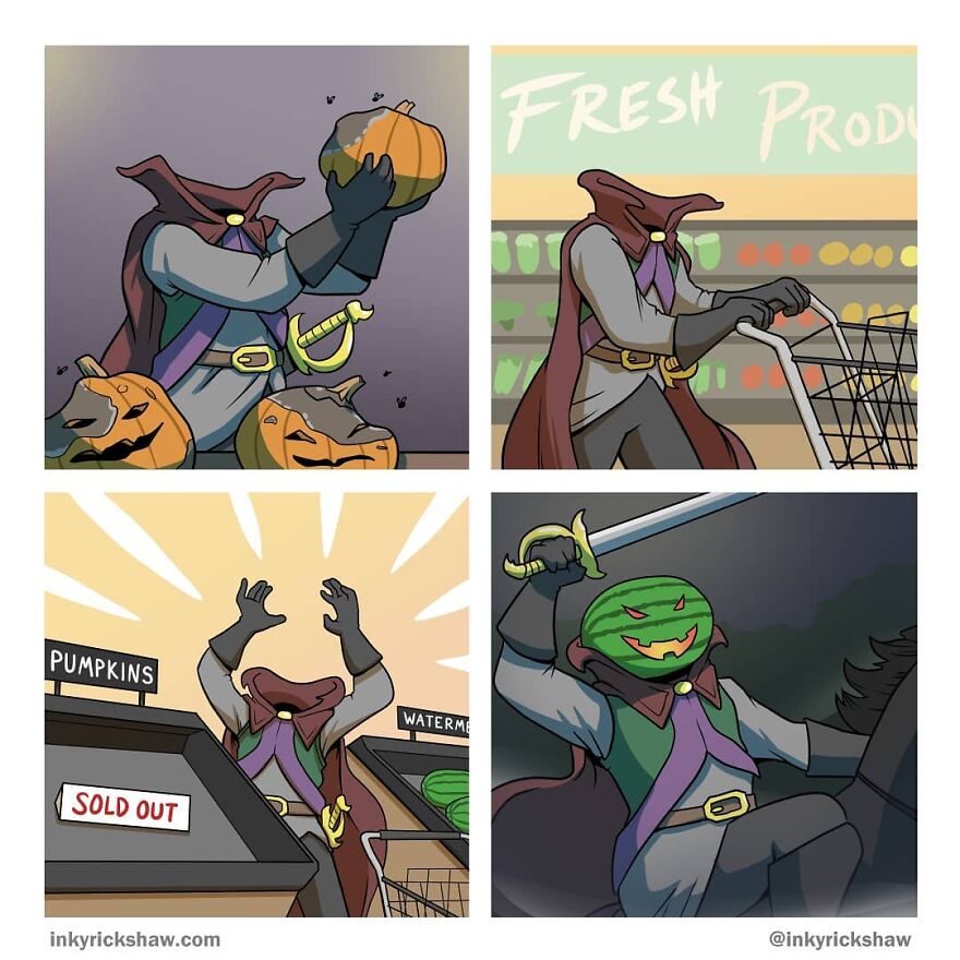 Impossible Not To Laugh With The Comics With Surprising Endings By Ricky Hawkins