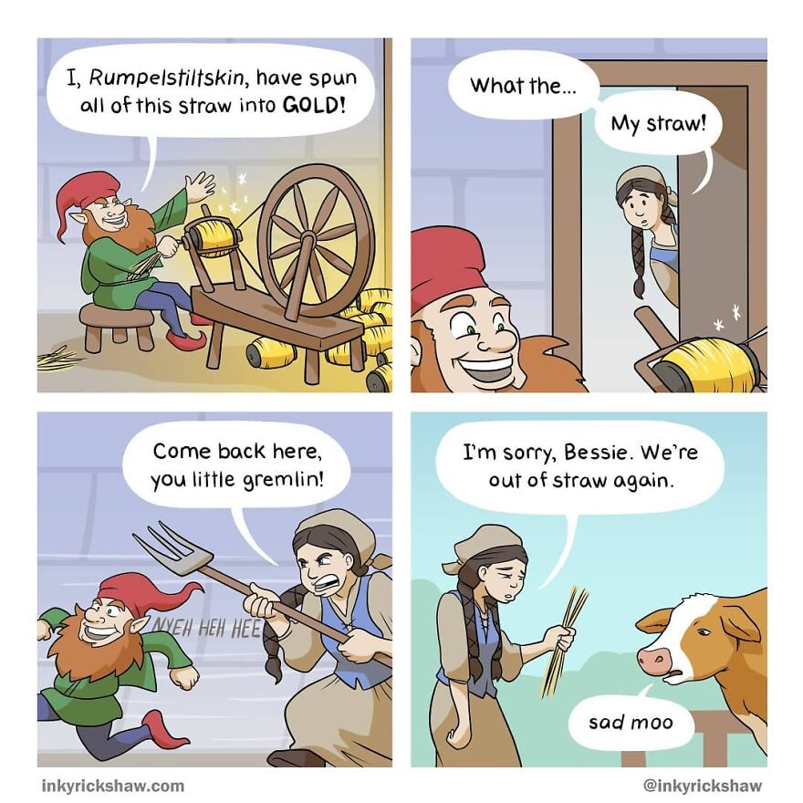 Impossible Not To Laugh With The Comics With Surprising Endings By Ricky Hawkins