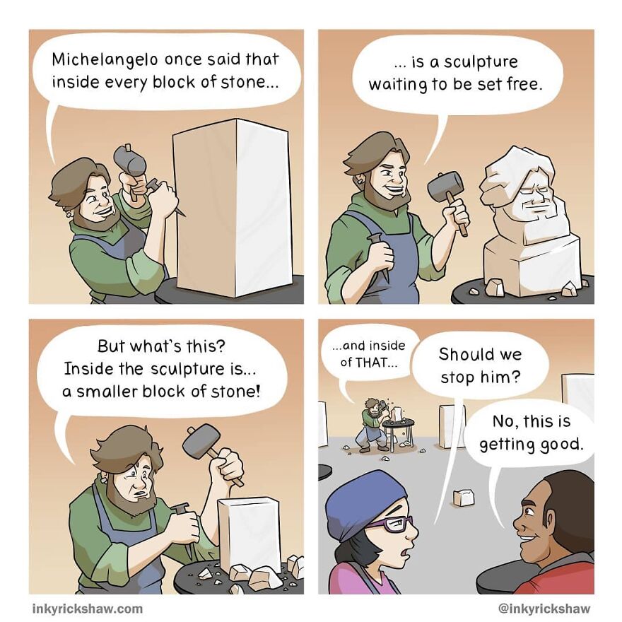 Impossible Not To Laugh With The Comics With Surprising Endings By Ricky Hawkins