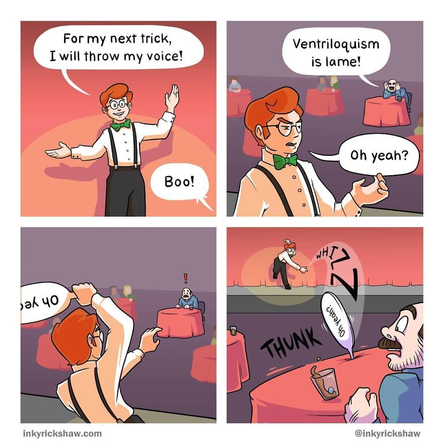 Impossible Not To Laugh With The Comics With Surprising Endings By Ricky Hawkins