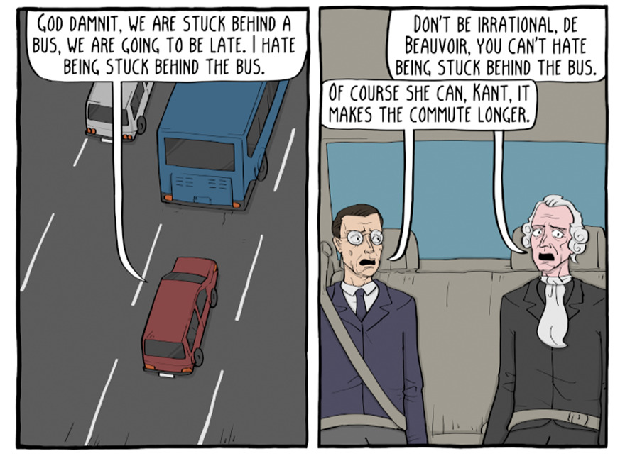 Artist Illustrates How Absurd Philosophy Can Be In 8 Witty Comics