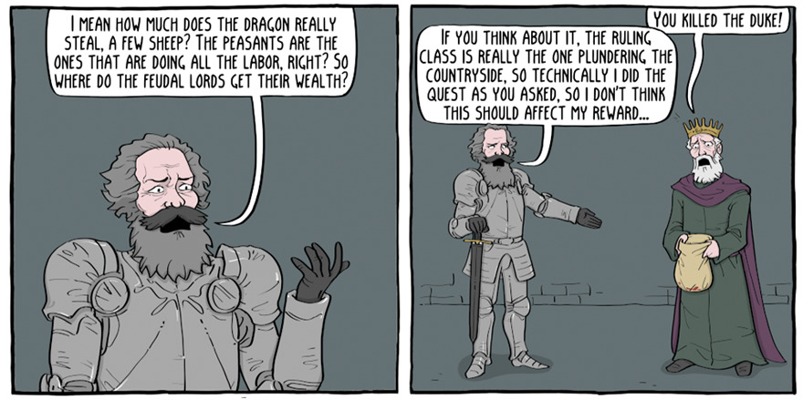 Artist Illustrates How Absurd Philosophy Can Be In 8 Witty Comics