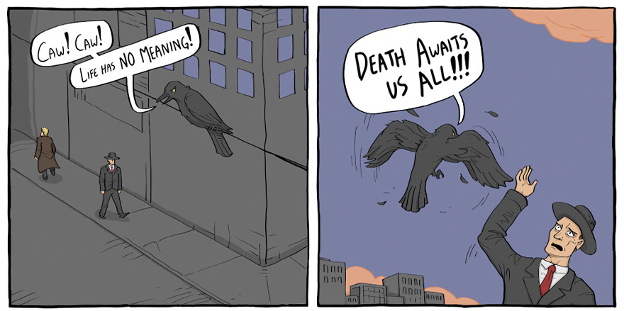 Artist Illustrates How Absurd Philosophy Can Be In 8 Witty Comics