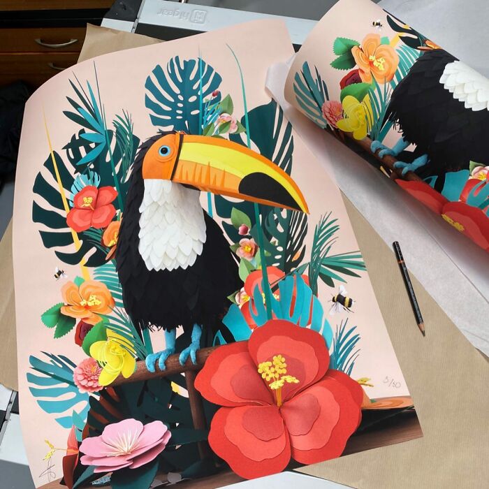 Magnificent Paper Sculptures By Lisa Lloyd (New Pics)