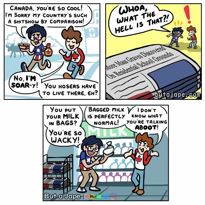 Meet With The Stupid And Addictive Comics Of "But A Jape"