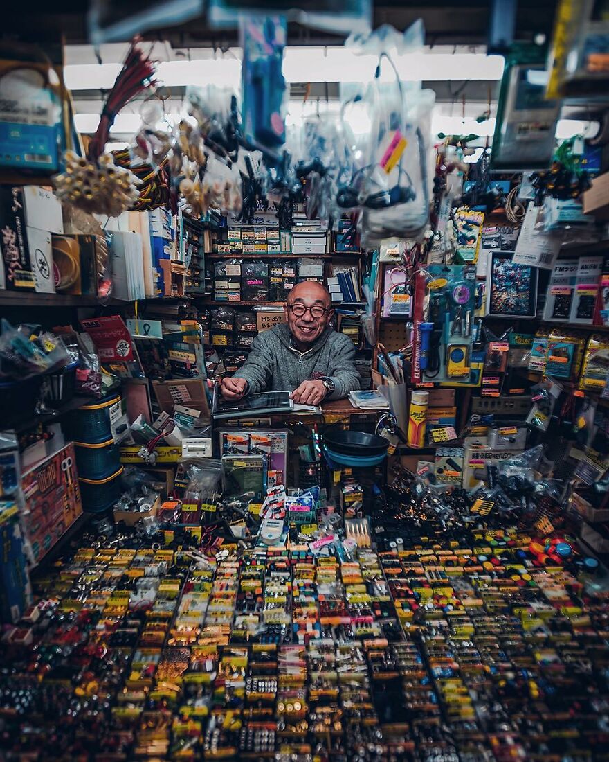 A Shop Owner In Akihabara