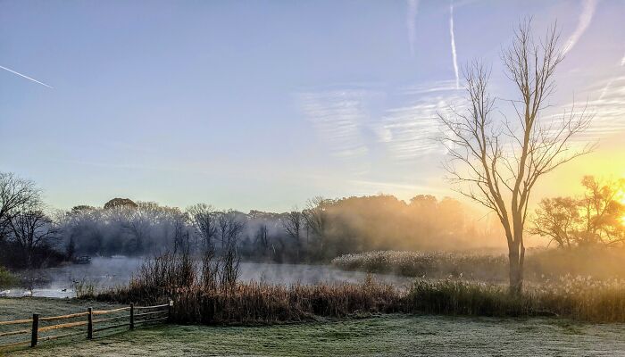 November Sunrise In Michigan