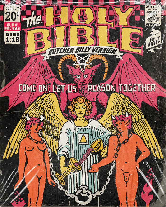 Here Are 21 Of The Creepiest Bible Stories As Vintage Comic Books For Kids