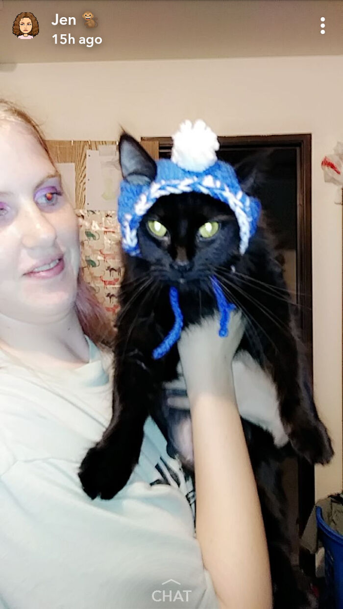 The First Thing I Ever Crocheted. I Think She Was Plotting My Demise.